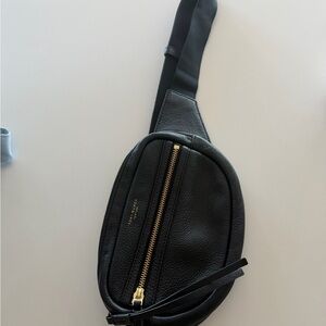 Tori Burch Black Leather Crossbody Bag